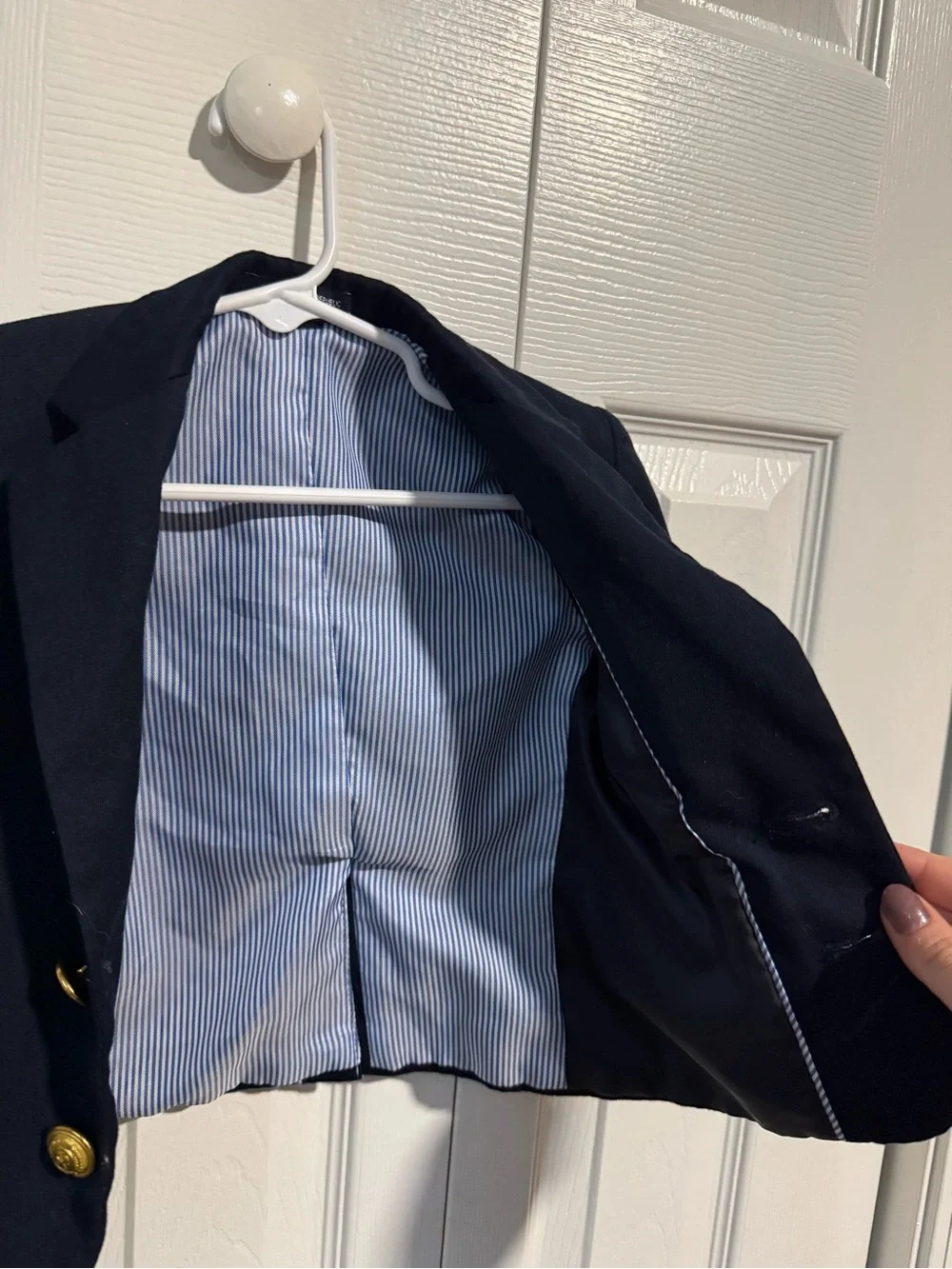 Tommy Hilfiger Boys Navy Blazer with Gold Buttons